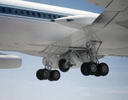 Image of a space shutting landing onto a road.